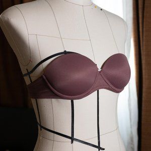 Pink Bra Strapless Lift Size 32A